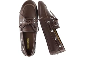CUSHIONAIRE Anchor Lightweight Boat Shoes for Women | Slip-On Moccasin Loafers with Nautical Design | Wide Widths Available