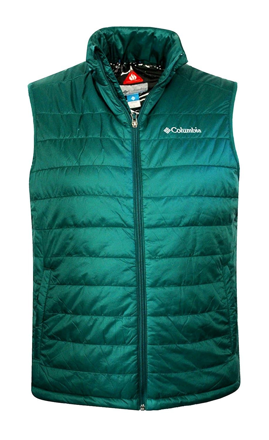 columbia men's crested butte ii omni heat puffer vest 2017
