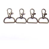 KOTAIFA 1 inch Swivel Hooks for Purse Bag Making Swivel Lobster Clasps Push Gate Swivel Snap Hooks Fashion Clips 40pcs Antique Bronze