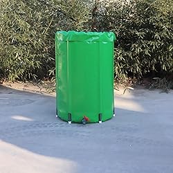 Folding Rain Barrel With Faucet And Stand