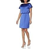 Trina Turk Womens Satin Cocktail Dress