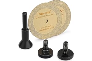 Sbestily Diamond Cutting Wheel 2 Inch Die Grinder Cut Off Wheel for Metal & Stainless Steel, Nuts, Bolts, Screws, Gypsum, Cer