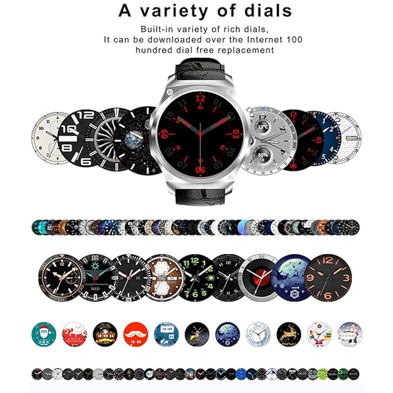 JIHUIA Actividad GPS Rastreador Relojes, Color Toque ...