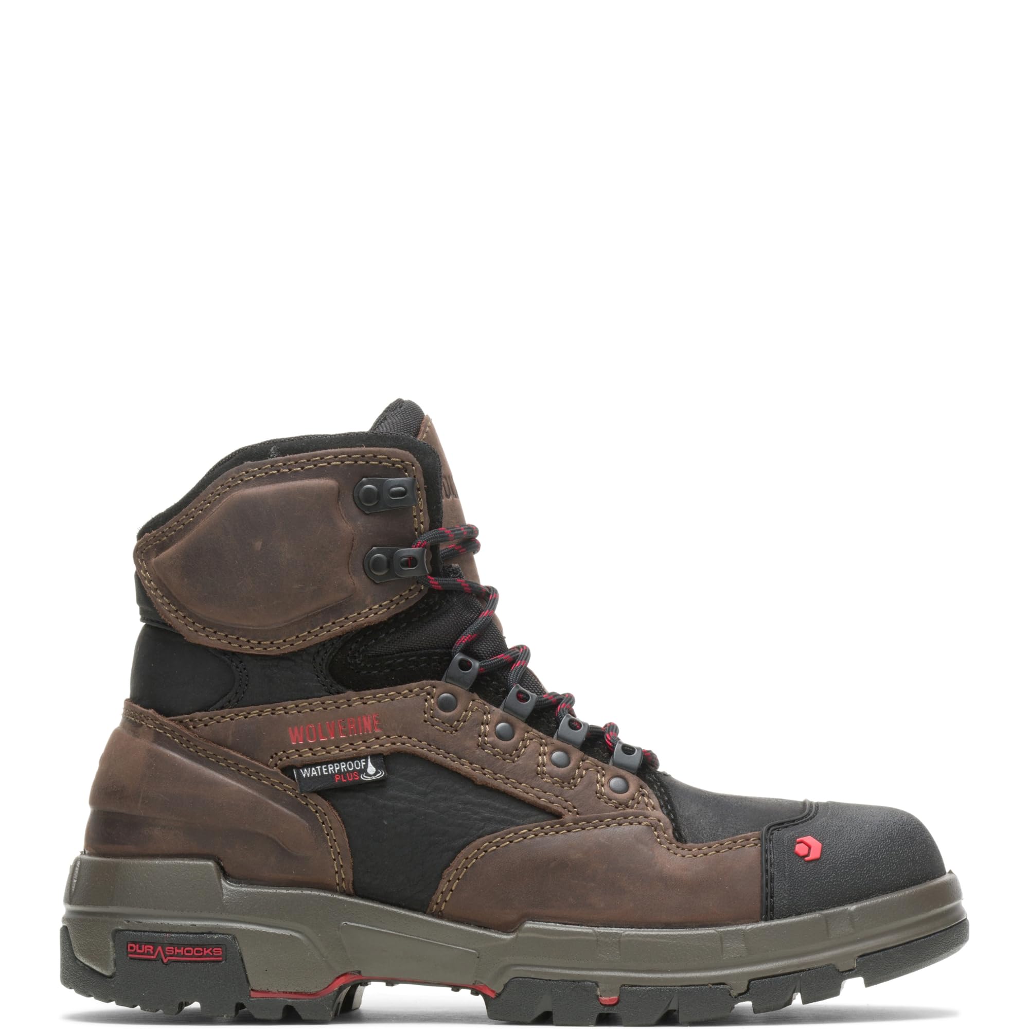 Photo 1 of Wolverine mens Legend 6 Inch Waterproof Comp Toe-m Work Boot, Dark Brown, 8.5 US