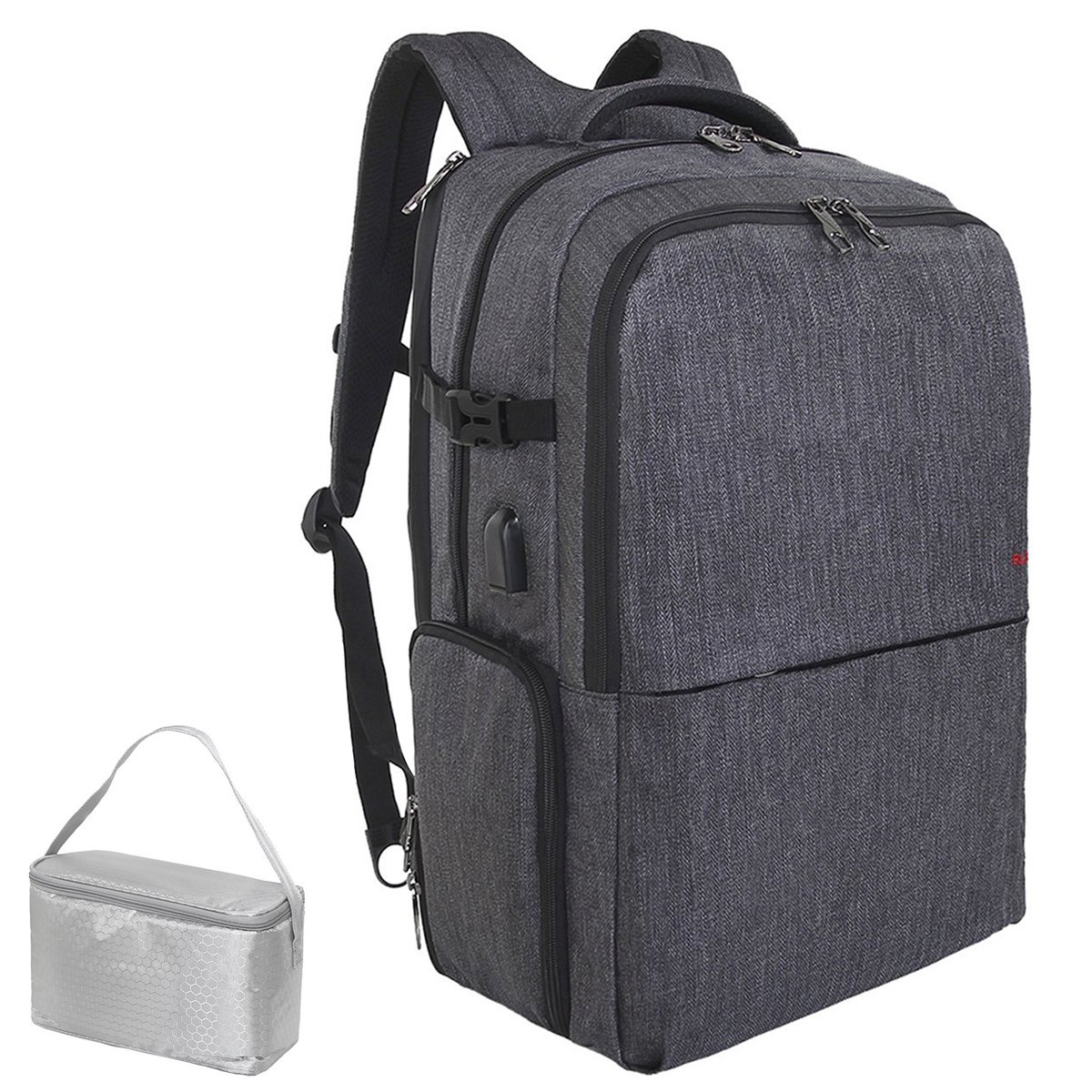 SLOTRA Mochila para Viaje Picnic Mochila para Portátil de Pulgadas con Puerto