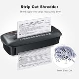 Bonsaii S120-C 8-Sheet StripCut Shredder 13L Overheat Protection CD Card view 6