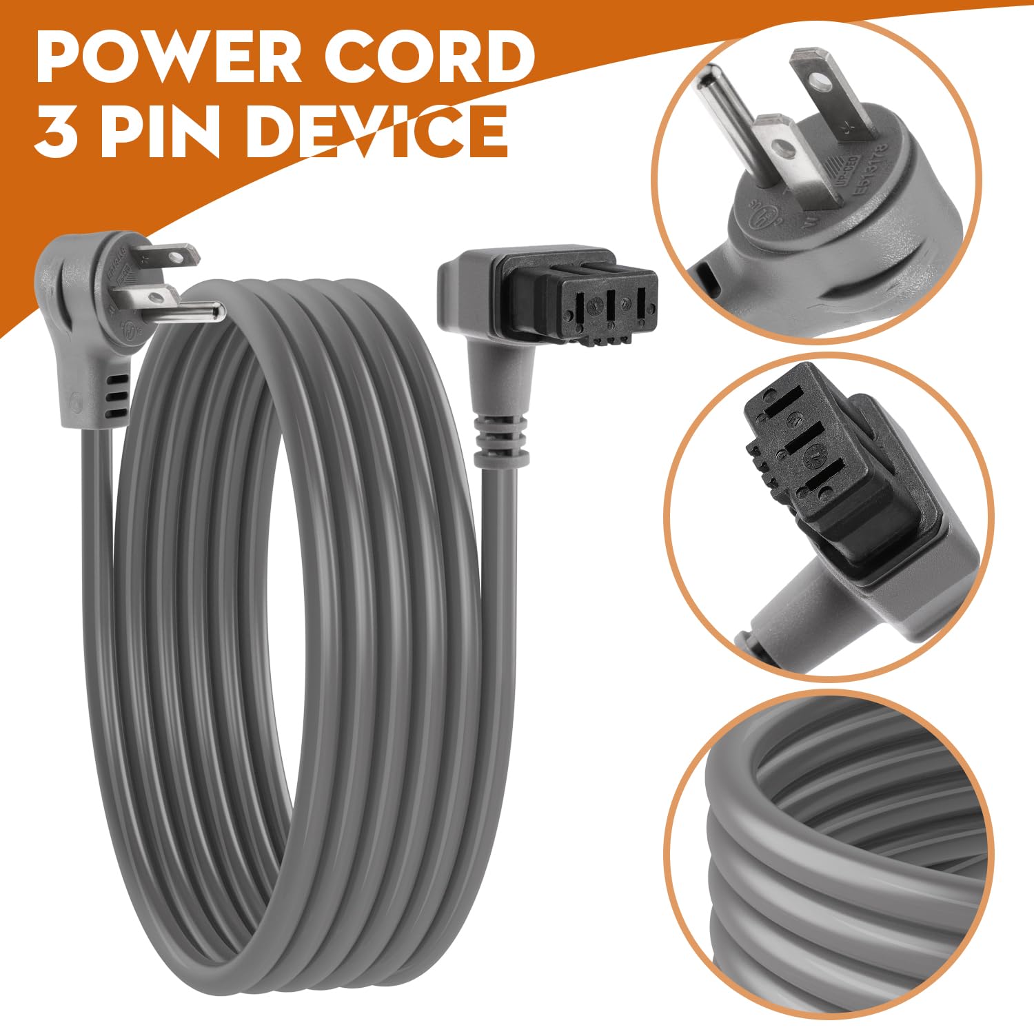 for 00752018 Dishwasher Plug Power Cord for B-osch 300 500 800 Series Dishwashers for SMZPC002UC Plug Power Cord AC Charger