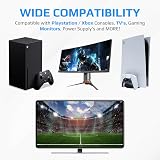 Keple 5m Figure 8 Power Lead C7 Mains Cable UK Plug for PS5 PS4 Xbox TV Printer view 4