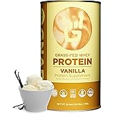 Gnarly Nutrition Vanilla Protein Powder – NSF Sport Certified – 25g Protein, Muscle Repair – Grass Fed Whey Powder, Smooth Taste – Vanilla, 32 oz