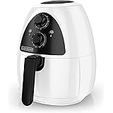 BLACK+DECKER Purify 2-Liter Air Fryer, White/Black, HF100WD
