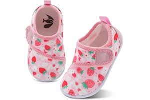 shopUAL Toddler Water Shoes Kids Girls Boys Beach Aqua Socks Skin Barefoot Walking Water Shoes Quick Dry Non-Slip Breathable Swim Pool Surf