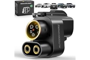 Autodecor 1Up NACS to CCS Adapter, 500A/1000V fit for V3/V4 Tesla Supercharger, Nacs DC Adapter Compatible with Ford, Rivian, GM, Volvo, Polestar, Nissan, Mercedes-Benz, Hyundai, Lucid, Kia, Genesis