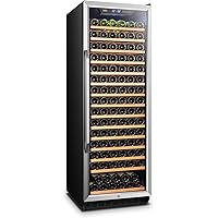 Lanbo Compressor Built-in Single Zone Wine Cooler with Safety Lock, 171 Bottles