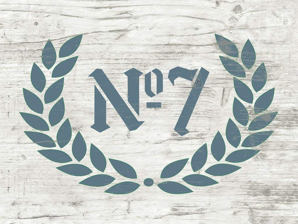 Buchstaben Und Lorbeerkranz Zahlen Individuelle Schablone Schilder Plaketten Com Handmade Produkte