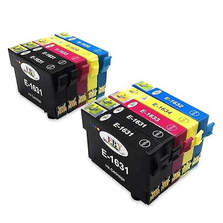 EBY 16XL Druckerpatronen Ersatz für Epson 16 Tintenpatronen Kompatibel mit Epson Workforce WF-2630 WF-2660 WF-2760 WF-2510 WF