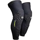 G-Form Pro-Rugged 2 Knee-Shin Guard - Comfortable - Protective Knee-Shin Guards with Pads for Biking & Cycling - Durable Compression - Black, Adult XL
