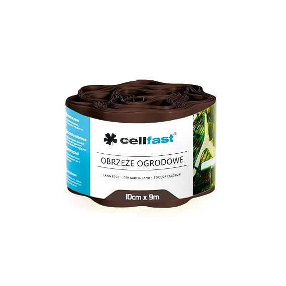 Cellfast, verja de césped marrón, 22 x 22 x 0,1 cm: Amazon.es ...