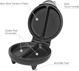 Quest Dual Omelette Maker Electric Non-Stick Easy Clean Healthy Scrambled Fried view 5
