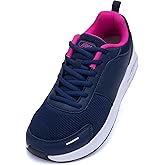 ZF ZEFUHER Women Wide Toe Box Shoes Arch Support Walking Sneakers - Plantar Fasciitis Orthotic Shoes, Tennis Running Sneakers for Standing All Day