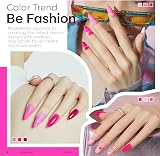 Modelones Gel Nail Polish Set 6 Colors Pink Nude Summer Manicure view 2