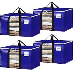 BlissTotes 4 Pack Moving Bags with Clear