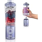 Ninja Blast Max, Portable Blender + Twist & Go, Personal Smoothie, Blend, Ice Crush, 3 Programs, Cordless, 22 oz removable Vessel, Dishwasher Safe, Leakproof, Lavender, BC251LD