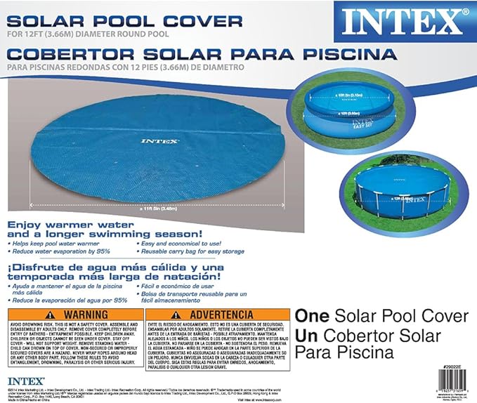 Intex Solar Cover for 12ft Diameter 
