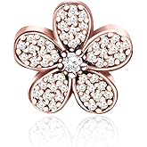 JEWBERY S925 sterling silver Astronaut Flower Little Animal Family Tree Heart Charm DIY beads are suitable for Pandora's charming beads