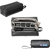 TELESIN Pocket 3 Carrying Bag Protective Case, Waterproof Portable Case with Hand Strap for DJI Osmo Pocket 3, Black