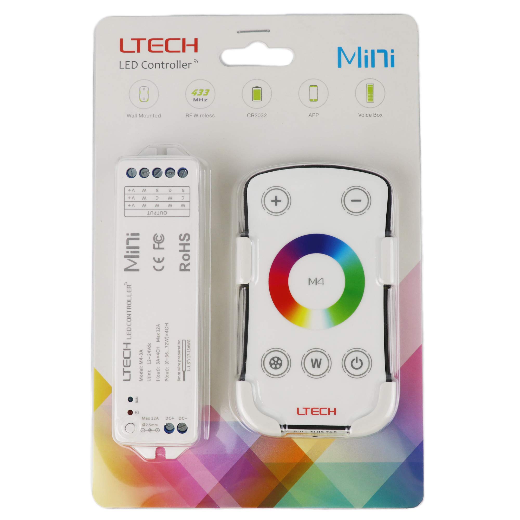 LTRGBW Mini RGBW RF Controller Remote Wireless Control RGBW RGBWW LED Strips LED Ribbon Tape Lamp