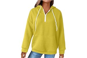 Chounliem Oversized Sweatshirts For Women Loose Fit Women's Christmas Printed Drawstring Hooded Pullover Sweatshirt Top