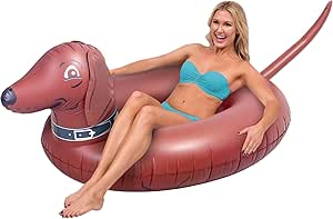 dachshund inflatable pool float