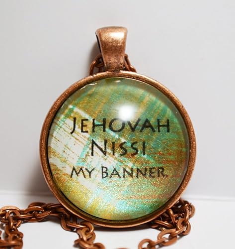 Amazon Com Jehovah Nissi My Banner Pendant Necklace God Provides