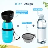 Pecute Dog Water Bottle 850ml Portable Leak Proof Travel Water Dispenser view 2