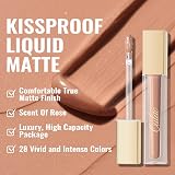 Oulac Matte Liquid Nude Lipstick Beige Brown 4.5ml MS01 Vegan Cruelty Free view 6