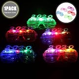 12 Pièces Lunettes LED Lumineuses - Lunettes De Fête Fluorescentes Avec 3 Modes Flash Pour Anniversaire, Noël, Halloween Et Rave