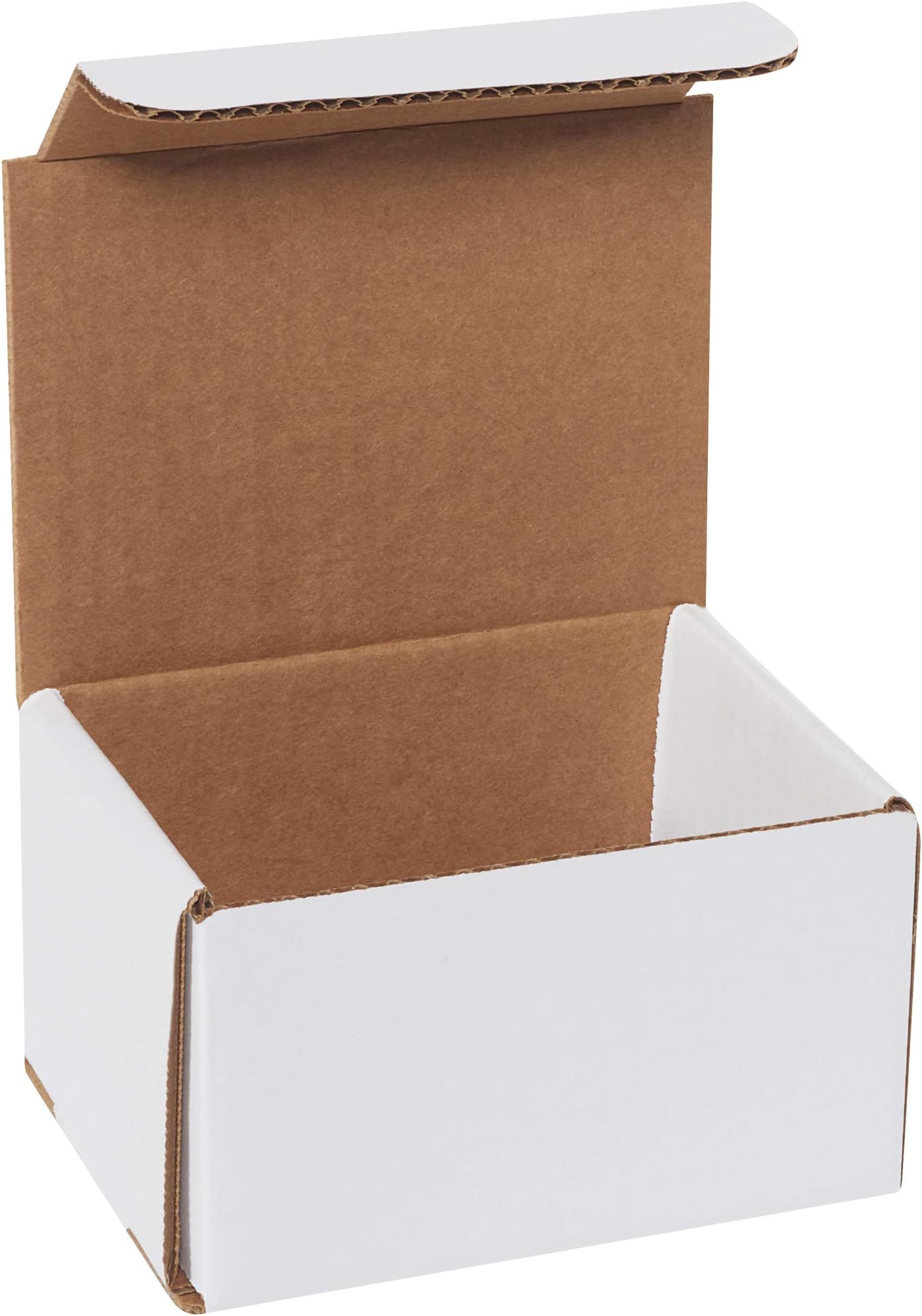 BOX USA BM543 5"L x 4"W x 3"H, White (Pack of 50)