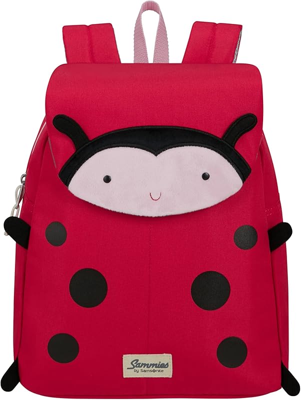 Happy Sammies Eco - Sac à dos pour enfants S +, 32 cm, 11 L, Red (Ladybug Lally)