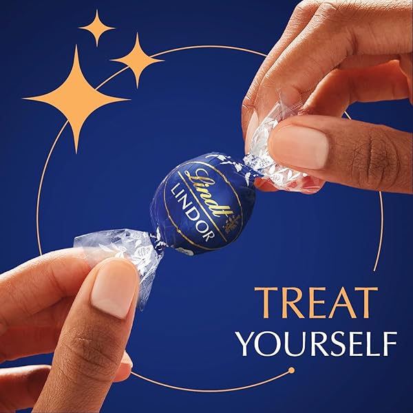 LINDT CHOCOLATE LINDOR TRUFFLES, DARK CHOCOLATE, GREAT FOR HOLIDAY GIFTING, 60 COUNT(PACK OF 1)