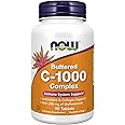 NOW Foods Supplements, Vitamin C-1000 Complex with 250 mg of Bioflavonoids, Buffered, Antioxidant Protection*, 90 Tablets