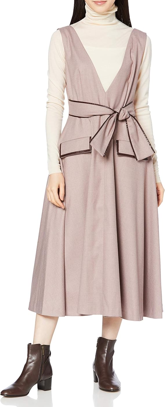 Amazon Co Jp ジル バイ ジルスチュアート パイピングツイードワンピース 服 ファッション小物