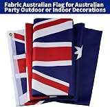 Jc.upin 3x5 Ft Australian Flag, UV Fade Resistant Party Decoration view 4