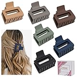 Medium Claw Hair Clips for Women Girls, 2" Matte