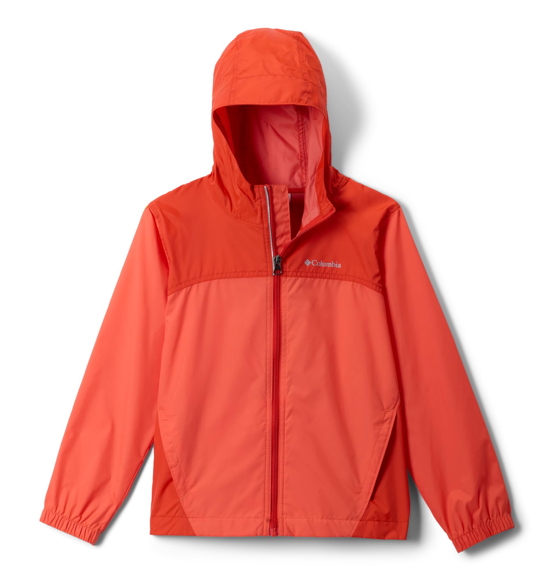 Columbia Youth Boys Toddler Glennaker Waterproof Rain Jacket, Zing/Super Sonic, 4T Image