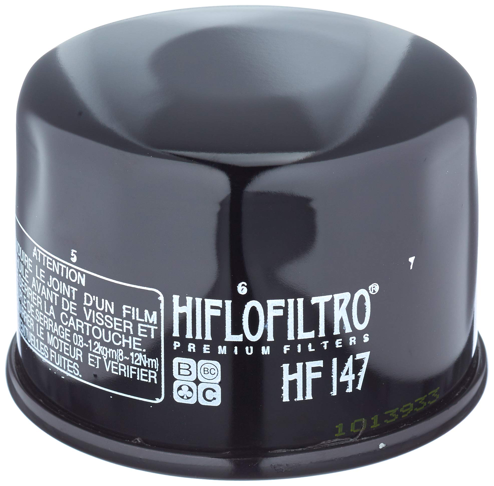 Hiflofiltro Oil Filter HF147 - Black