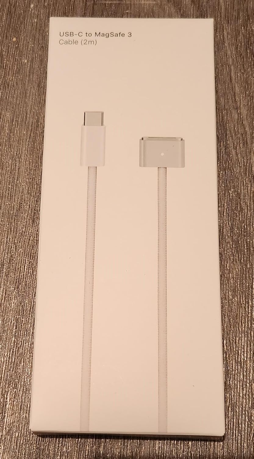 140W USB-C to Magnetic 3 Cable, Compatible with Mac Book Pro/Air 2021-2023（M1,M2,M3 14-16inch）- Nylon Braided 6.6 Ft by XAVI