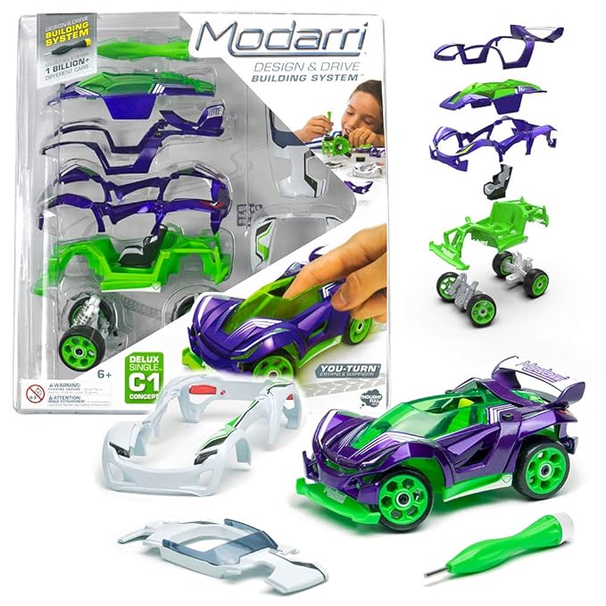 Modarri C1 Concept Purple STEM Educational Toy Cars Make a Model
