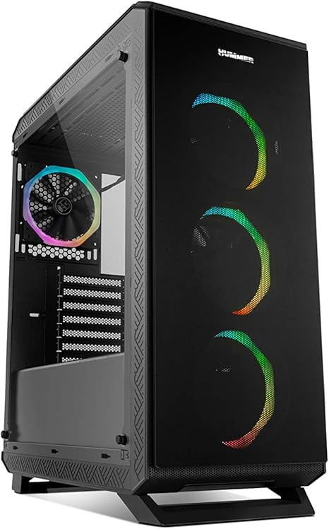 Nox Hummer TGF - NXHUMMERTGF - Caja PC, RGB, Color Negro: Nox: Amazon.es: Informática