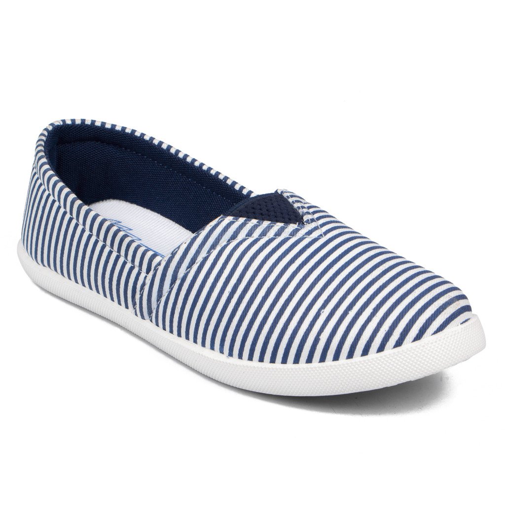 asian shoes lr 99 white navy blue women's casual shoes