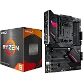 AMD Ryzen 9 5900XT Processor with ASUS ROG Strix B550-F WiFi II Motherboard | CPU Motherboard Combo, AM4, DDR4, PCIe 4.0, 2x M.2, USB 3.2 Gen 2 Type C, WiFi 6E, ATX Gaming Motherboard